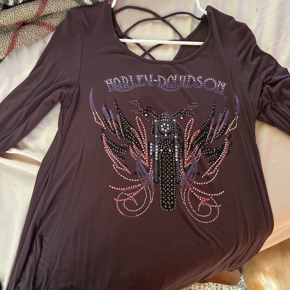 Lot of 3 Harley Davidson brand long sleeve t shirts
